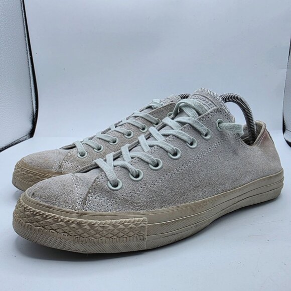 Converse Chuck Taylor All Star Mens Size 8.5 White Low Top Sneakers Casual Shoes - Picture 4 of 13